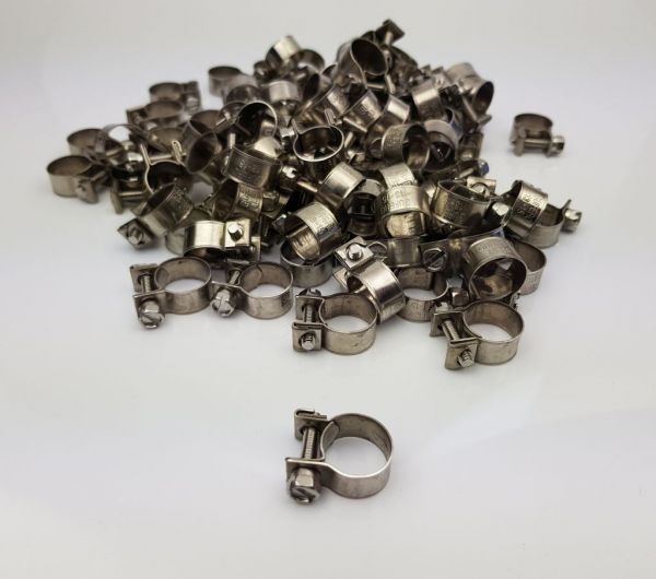 Mini Schlauchschelle W4 - 13-15 mm EDELSTAHL